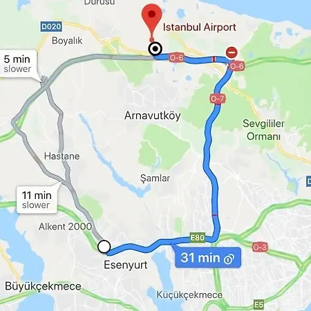 Koza Apartment, Next To Akbati Shopping Mall And Tennis Court Soul Entertainment Istanbulská provincie